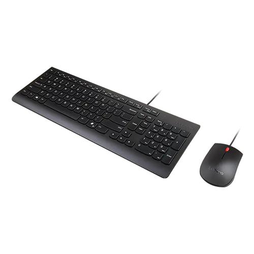 Lenovo 4X31R64403 toetsenbord Inclusief muis Thuis/Werk USB Belgisch, Frans Zwart - Image 2