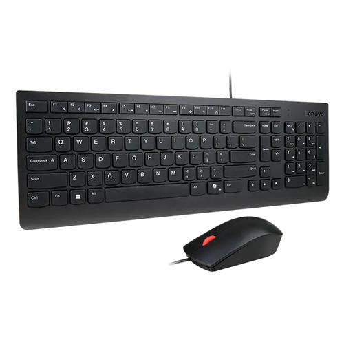 Lenovo 4X31R64403 toetsenbord Inclusief muis Thuis/Werk USB Belgisch, Frans Zwart - Image 3