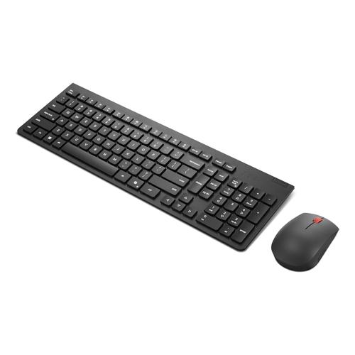 Lenovo 4X31R64457 toetsenbord Inclusief muis Kantoor RF Draadloos Belgisch, Engels Zwart - Image 2