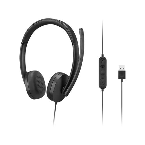 Lenovo 4XD1P83425 hoofdtelefoon/headset Bedraad Hoofdband Oproepen/muziek USB Type-A Zwart - Image 2