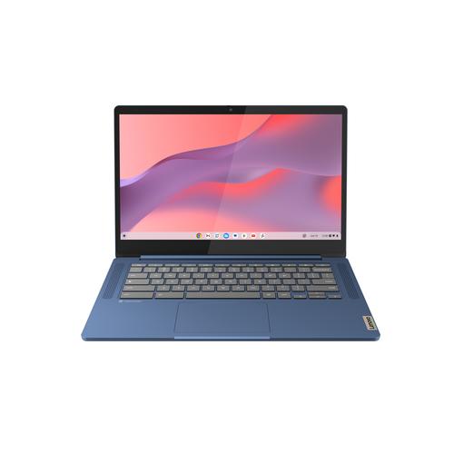 Lenovo IdeaPad Slim 3 Chrome 14M868 MediaTek Kompanio 520 Chromebook 35,6 cm (14") Full HD 4 GB LPDDR4x-SDRAM 64 GB eMMC Wi-Fi 6 (802.11ax) ChromeOS Engels Blauw - Image 1