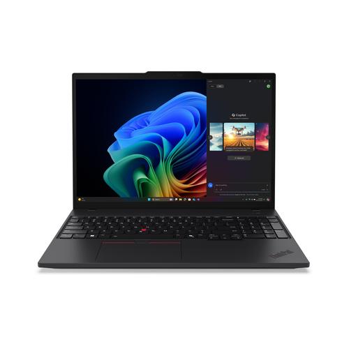 Lenovo ThinkPad T16 Gen 4 (AMD) Copilot+ PC AMD Ryzen AI 5 PRO 340 Laptop 40,6 cm (16") WUXGA 16 GB DDR5-SDRAM 512 GB SSD Wi-Fi 7 (802.11be) Windows 11 Pro Engels Zwart - Image 1