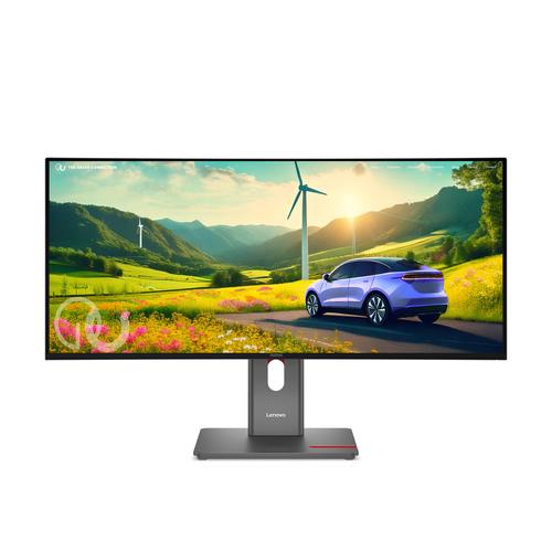 Lenovo ThinkVision P34WD-40 computer monitor 86,4 cm (34") 3440 x 1440 Pixels Wide Quad HD LCD Zwart - Image 1