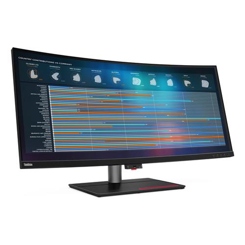 Lenovo ThinkVision P40w-20 computer monitor 100,8 cm (39.7") 5120 x 2160 Pixels 5K Ultra HD LED Zwart - Image 1