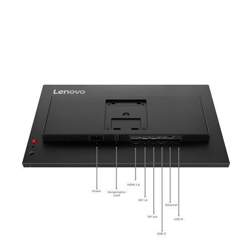 Lenovo ThinkVision T24D-40 computer monitor 60,5 cm (23.8") 1920 x 1080 Pixels Full HD LCD Zwart - Image 4