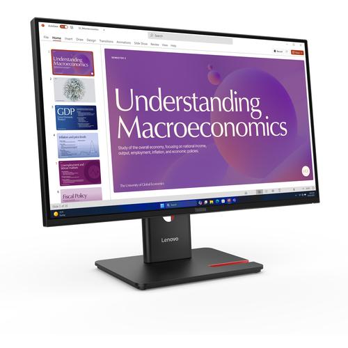 Lenovo ThinkVision T24D-40 computer monitor 60,5 cm (23.8") 1920 x 1080 Pixels Full HD LCD Zwart - Image 8