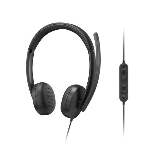 Lenovo VoIP Headset 5000 Bedraad Hoofdband Kantoor/callcenter USB Type-C Zwart - Image 5