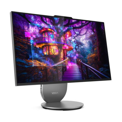 Lenovo Yoga AIO 27IAH10 Intel Core Ultra 7 68,6 cm (27") 2560 x 1440 Pixels Alles-in-één-pc 16 GB LPDDR5x-SDRAM 1 TB SSD Windows 11 Home Wi-Fi 7 (802.11be) Grijs - Image 1