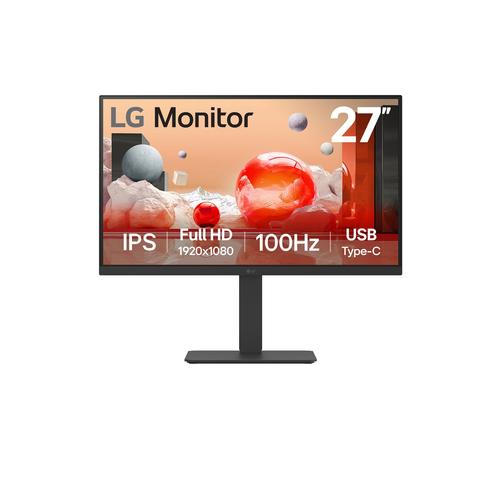 LG 27BA650-B computer monitor 68,6 cm (27") 1920 x 1080 Pixels Full HD LCD Zwart - Image 1