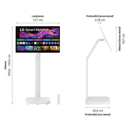 LG 32U889SA-W computer monitor 80 cm (31.5") 3840 x 2160 Pixels 4K Ultra HD LCD Touchscreen Kiosk Wit - Image 4