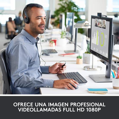 Logitech 960-001055 webcam 3 MP 1920 x 1080 Pixels USB Zwart - Image 2