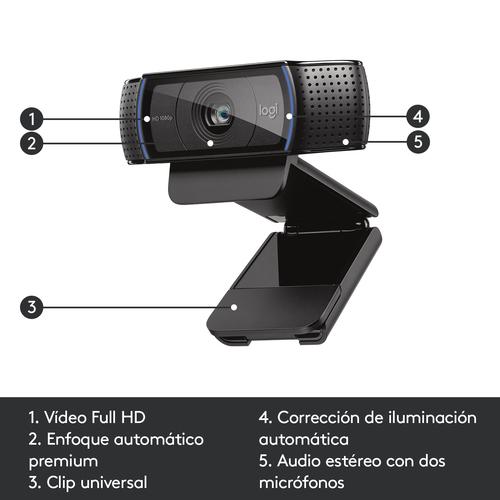 Logitech 960-001055 webcam 3 MP 1920 x 1080 Pixels USB Zwart - Image 6