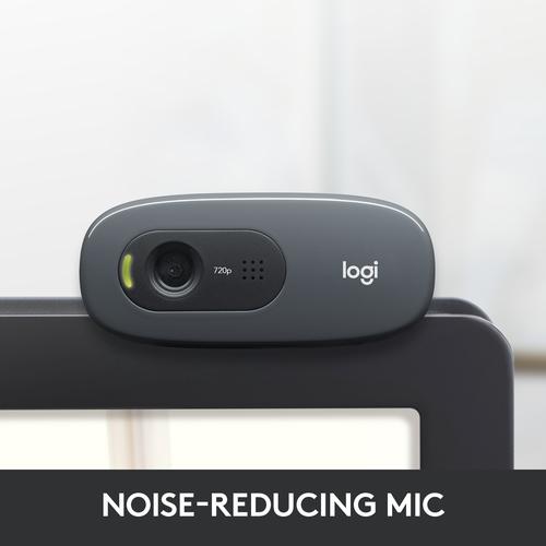 Logitech 960-001063 webcam 3 MP 1280 x 720 Pixels USB Grijs, Donkergrijs - Image 4