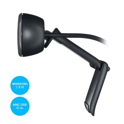 Logitech 960-001063 webcam 3 MP 1280 x 720 Pixels USB Grijs, Donkergrijs - Image 7