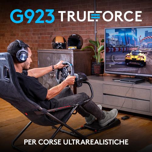Logitech G G923 Zwart USB 2.0 Stuurwiel + pedalen Analoog/digitaal PC, PlayStation 4, PlayStation 5 - Image 5
