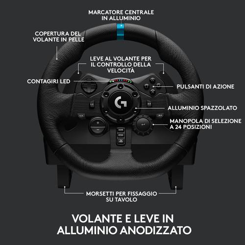 Logitech G G923 Zwart USB 2.0 Stuurwiel + pedalen Analoog/digitaal PC, PlayStation 4, PlayStation 5 - Image 9