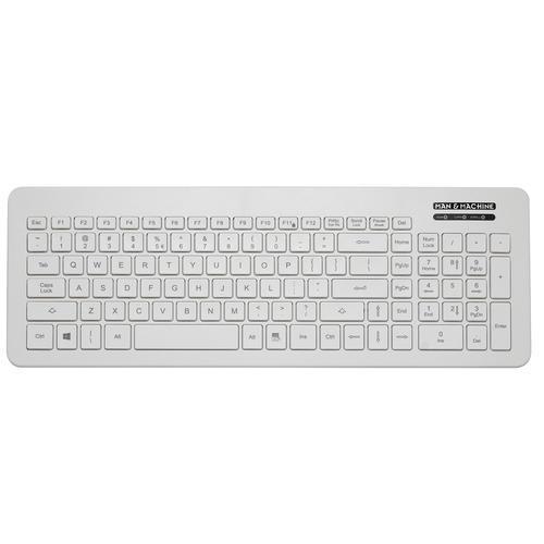 Man & Machine Very Cool toetsenbord Medisch USB QWERTY US International Wit