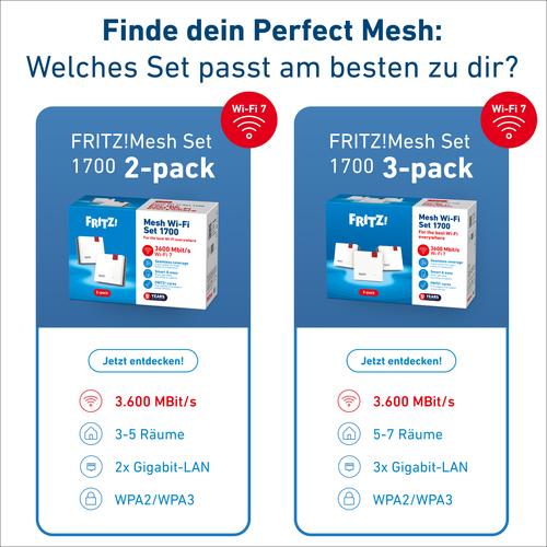 Mesh Set FRITZMESH SET 1700 3-PACK EDITION INTERNATIONAL - Image 4