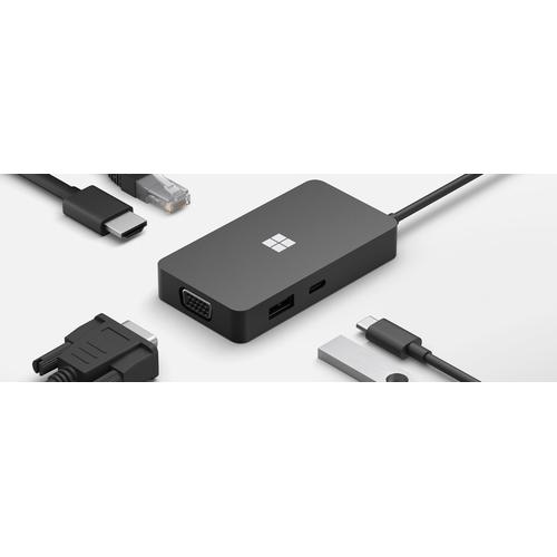 Microsoft 1E4-00002 laptop dock & poortreplicator Zwart - Image 2