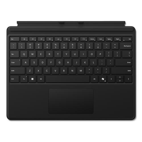 Microsoft Surface Pro Keyboard QWERTY Nederlands, Pools Microsoft Cover port Zwart