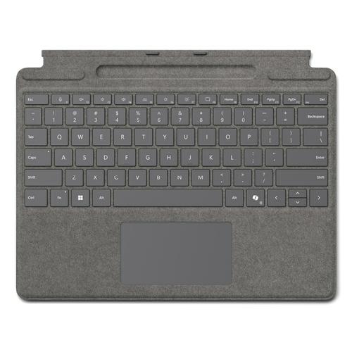 Microsoft Surface Pro Keyboard with pen storage for Business AZERTY Belgisch Microsoft Cover port Platina