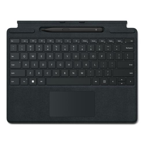 Microsoft Surface Pro Signature Keyboard w/ Slim Pen 2 Zwitsers Microsoft Cover port Zwart - Image 1