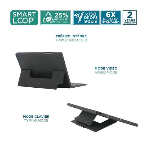 Mobilis 029040 tabletbehuizing 27,9 cm (11") Folioblad Zwart - Image 2