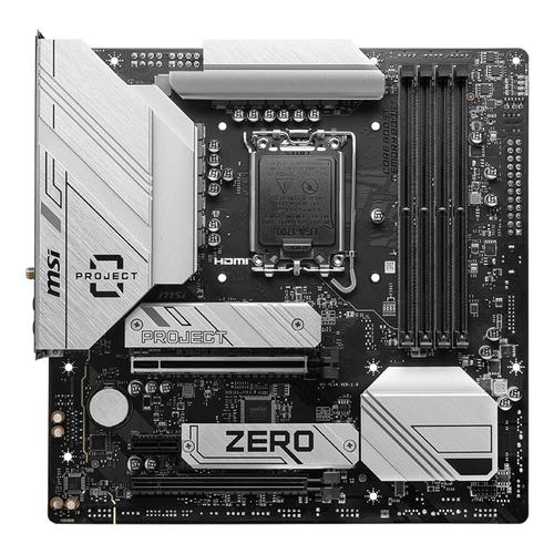 MSI B760M PROJECT ZERO moederbord Intel B760 LGA 1700 micro ATX - Image 2