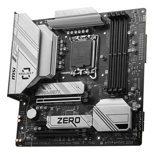MSI B760M PROJECT ZERO moederbord Intel B760 LGA 1700 micro ATX - Image 3