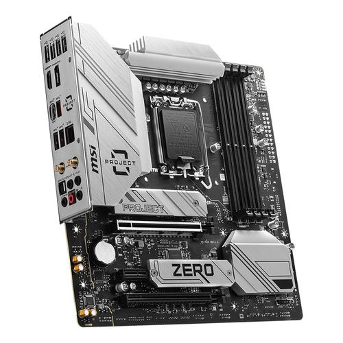 MSI B760M PROJECT ZERO moederbord Intel B760 LGA 1700 micro ATX - Image 4