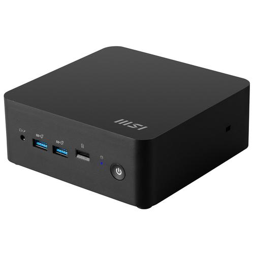 MSI Cubi NUC 1MG-003EU Intel Core 3 100U 8 GB DDR5-SDRAM 512 GB SSD Windows 11 Pro Mini PC Zwart - Image 1