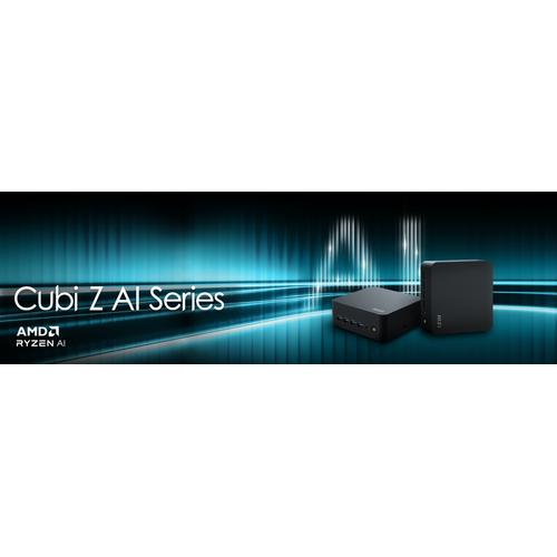 MSI Cubi Z AI 8M AMD Ryzen 7 8845HS Barebone 0.9L sized PC Zwart AMD SoC 3,8 GHz Ingebouwde luidsprekers - Image 9