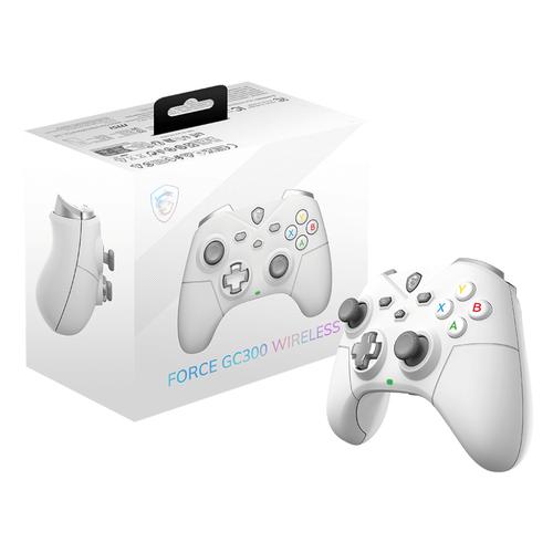 MSI FORCE GC300 WIRELESS WHITE Wit USB 2.0 Gamepad Analoog PC - Image 5