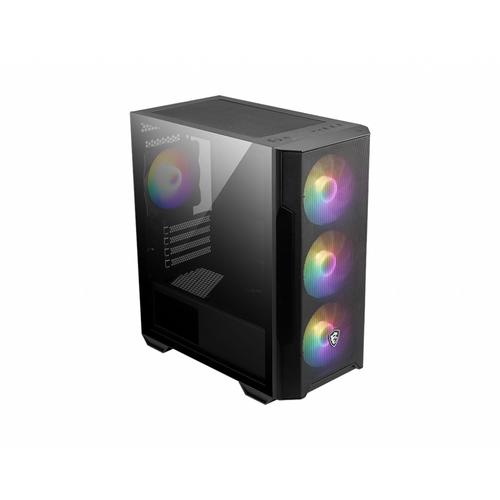 MSI MAG Forge M100R Midi Tower Zwart, Transparant - Image 2