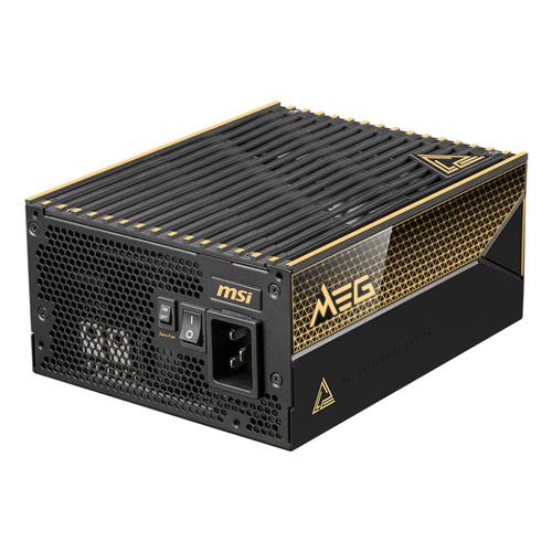 MSI MEG Ai1600T PCIE5 power supply unit 1600 W 24-pin ATX ATX Zwart - Image 1