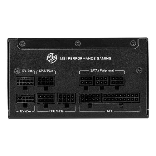 MSI MPG A1000GS PCIE5 power supply unit 1000 W 24-pin ATX ATX Zwart - Image 2