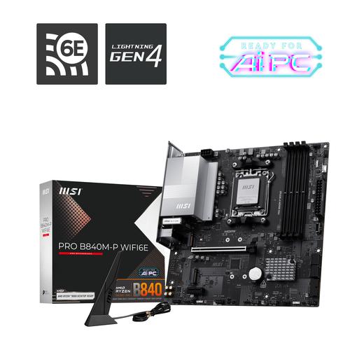 MSI PRO B840M-P WIFI6E moederbord AMD B840 Socket AM5 micro ATX - Image 5