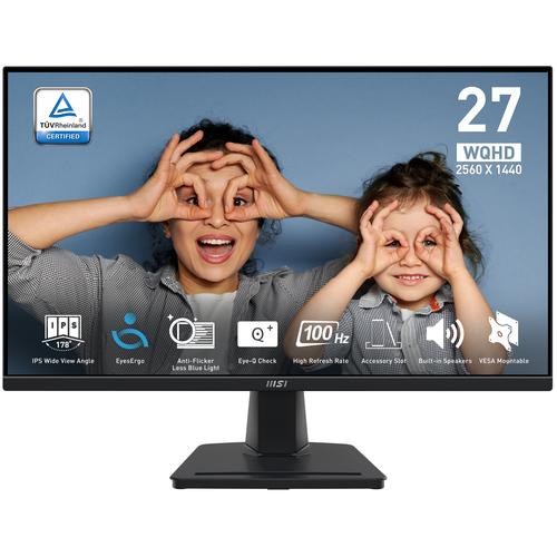 MSI Pro MP275Q computer monitor 68,6 cm (27") 2560 x 1440 Pixels Wide Quad HD LED Zwart - Image 1