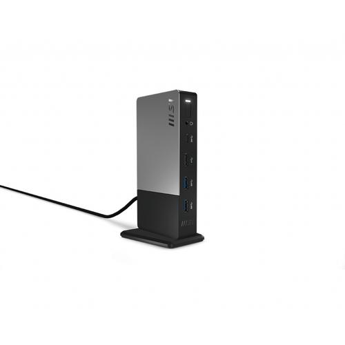 MSI USB-C Docking Station Gen 2 USB 3.2 Gen 2 (3.1 Gen 2) Type-C Zwart - Image 3