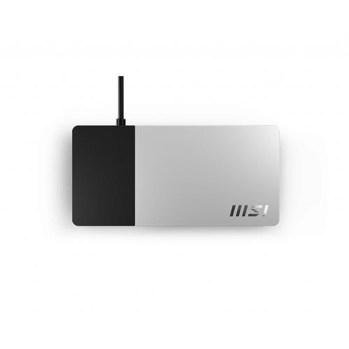 MSI USB-C Docking Station Gen 2 USB 3.2 Gen 2 (3.1 Gen 2) Type-C Zwart - Image 4