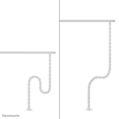 Neomounts ADS06-130WH Kabelgeleider - schroefbevestiging - universeel - Image 5