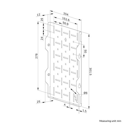 Neomounts AWL05-750BL AV hardware rek - universeel - Image 8