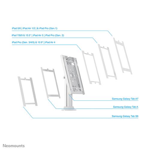 Neomounts DS15-640WH1 Tablet standaard bureau 9.7-11" - vergrendelbaar - Image 6