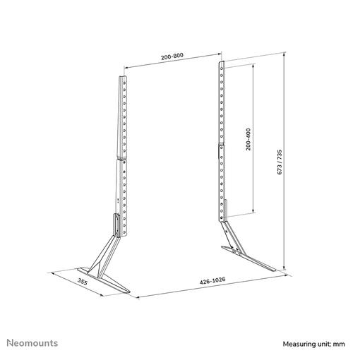 Neomounts DS45-430BL19 TV standaard 23-75 - Image 9