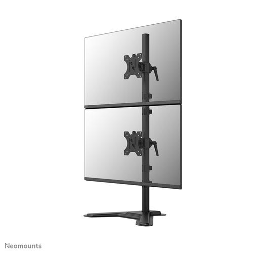 Neomounts DS45-600BL2V Monitorstandaard voor twee schermen 10-32