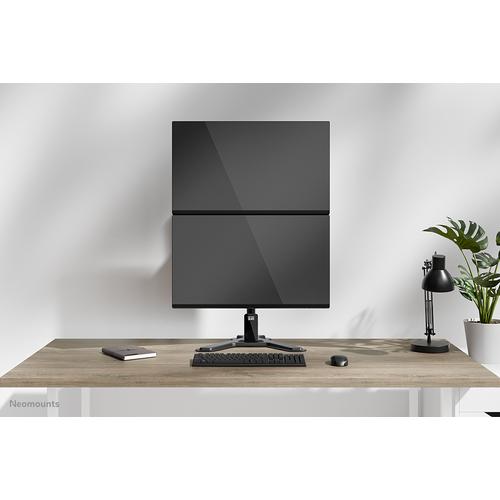Neomounts DS45-600BL2V Monitorstandaard voor twee schermen 10-32 - Image 2