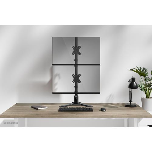 Neomounts DS45-600BL2V Monitorstandaard voor twee schermen 10-32 - Image 3