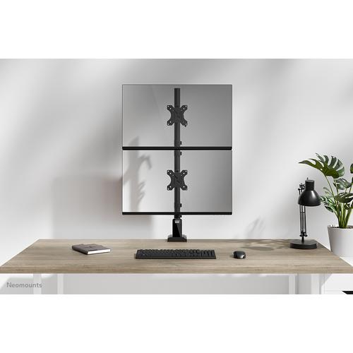 Neomounts DS60-600BL2V Monitorarm voor twee schermen 10-32 - Image 2