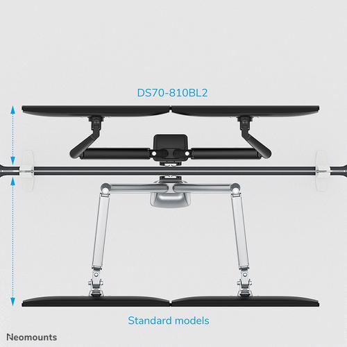 Neomounts DS70-810BL2 Monitorarm 17-32" - gasveer - ruimtebesparend - 180°-stop - Image 9