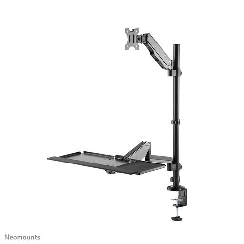 Neomounts DS90-325BL1 Zit-sta werkstation bureau 17-32" - gasveer - Image 4
